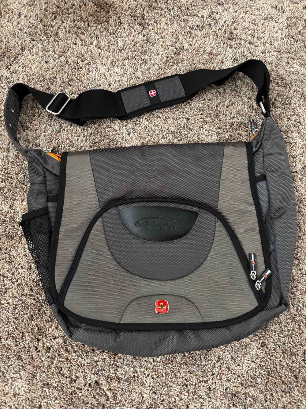 Wenger SwissGear xWalt Disney World Gray and Black Messenger